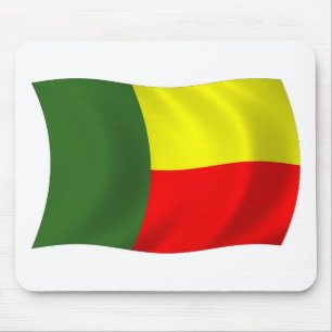 Tapis de souris Drapeau du Bénin