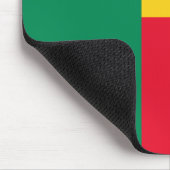 Tapis De Souris Drapeau du Bénin (Afrique) (Coin)