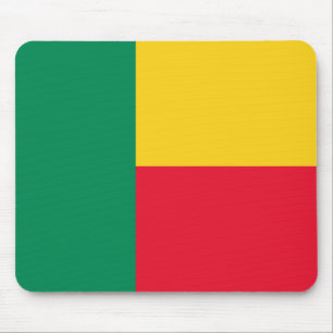 Tapis De Souris Drapeau du Bénin patriotique
