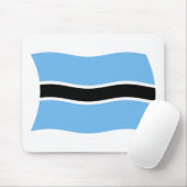 Tapis de souris Drapeau du Botswana (Avec souris)