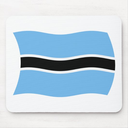 Tapis de souris Drapeau du Botswana (Devant)
