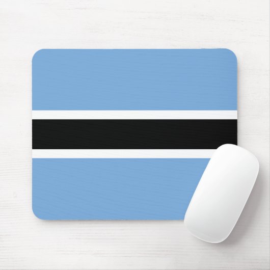 Tapis De Souris Drapeau du Botswana (Avec souris)