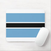 Tapis De Souris Drapeau du Botswana (Avec souris)
