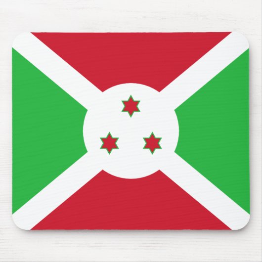 Tapis De Souris Drapeau du Burundi Mousepad (Devant)