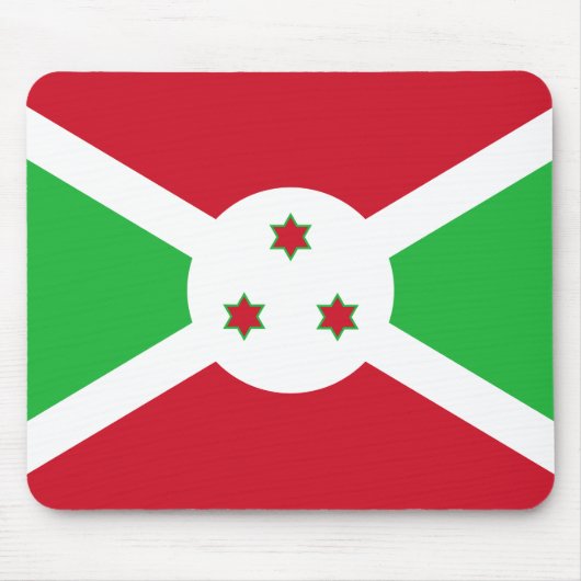 Tapis De Souris Drapeau du Burundi patriotique (Devant)