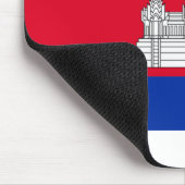 Tapis De Souris Drapeau du Cambodge (Coin)