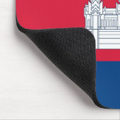 Tapis De Souris Drapeau du Cambodge Mouspad (Coin)