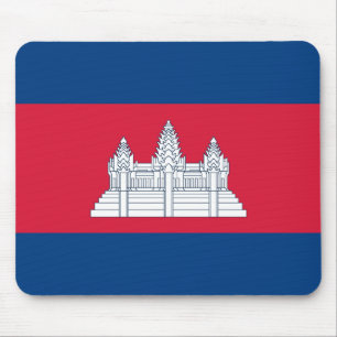 Tapis De Souris Drapeau du Cambodge Mouspad