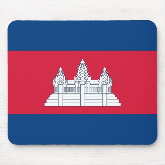 Tapis De Souris Drapeau du Cambodge Mouspad (Devant)