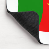 Tapis de souris Drapeau du Cameroun (Coin)