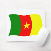 Tapis de souris Drapeau du Cameroun (Avec souris)
