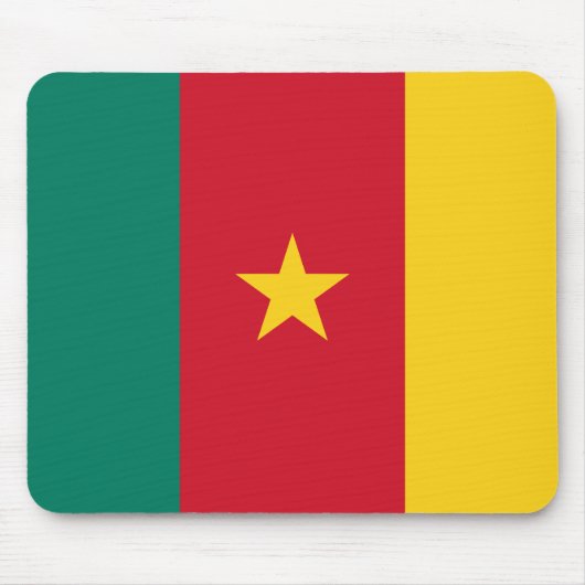 Tapis De Souris Drapeau du Cameroun (Devant)