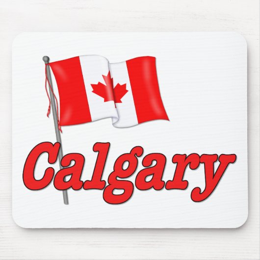 Tapis De Souris Drapeau du Canada - Calgary (Devant)