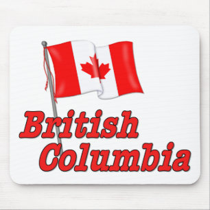 Tapis De Souris Drapeau du Canada - Colombie-Britannique