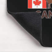 Tapis De Souris Drapeau du Canada Feuille d'érable canadienne Cerf (Coin)