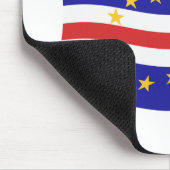 Tapis de souris Drapeau du Cap-Vert (Coin)