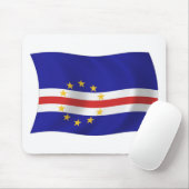 Tapis de souris Drapeau du Cap-Vert (Avec souris)