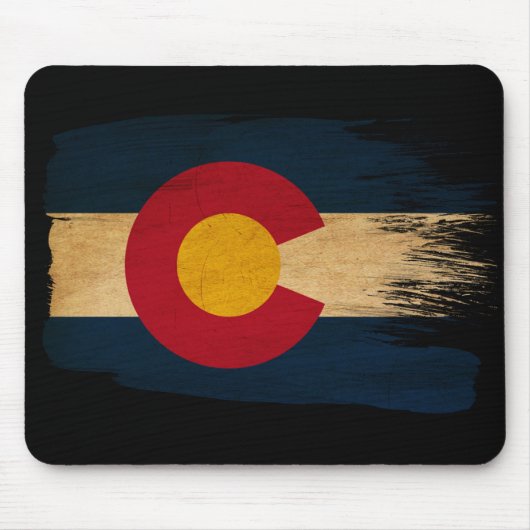 Tapis De Souris Drapeau du Colorado (Devant)