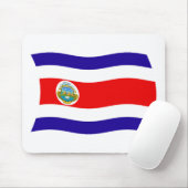 Tapis de souris Drapeau du Costa Rica (Avec souris)