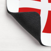 Tapis de souris Drapeau du Danemark (Coin)