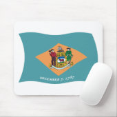 Tapis de souris drapeau du Delaware (Avec souris)