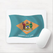 Tapis De Souris Drapeau du Delaware Mousepad (Avec souris)