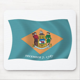 Tapis De Souris Drapeau du Delaware Mousepad