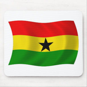 Tapis de souris Drapeau du Ghana