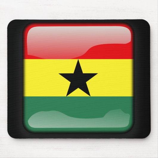 Tapis De Souris Drapeau du Ghana (Devant)