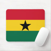 Tapis De Souris Drapeau du Ghana (Avec souris)