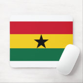 Tapis De Souris Drapeau du Ghana (Avec souris)