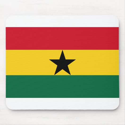 Tapis De Souris Drapeau du Ghana (Devant)