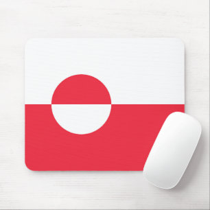 Tapis De Souris Drapeau du Groenland