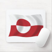 Tapis de souris Drapeau du Groenland (Avec souris)