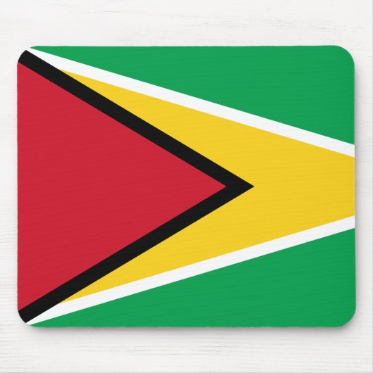 Tapis De Souris Drapeau du Guyana (Guyana) (Devant)
