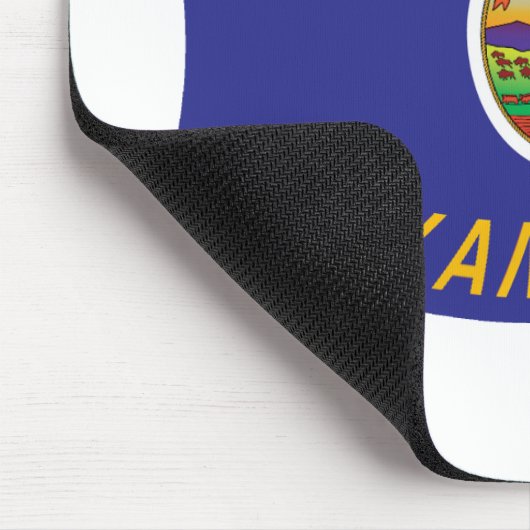 Tapis De Souris Drapeau du Kansas Mousepad (Coin)