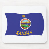 Tapis De Souris Drapeau du Kansas Mousepad (Devant)