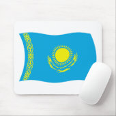 Tapis de souris Drapeau du Kazakhstan (Avec souris)