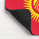 Tapis De Souris Drapeau du Kirghizistan (Coin)