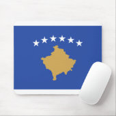 Tapis De Souris Drapeau du Kosovo (Avec souris)