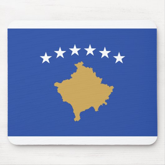Tapis De Souris Drapeau du Kosovo (Devant)