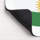 Tapis de souris Drapeau du Kurdistan (Coin)