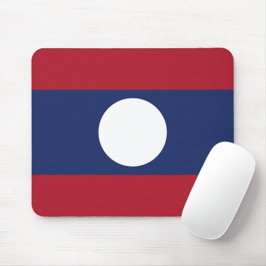 Tapis De Souris Drapeau du Laos (Avec souris)