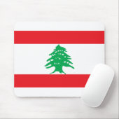 Tapis De Souris Drapeau du Liban (Avec souris)