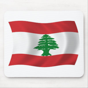 Tapis de souris Drapeau du Liban
