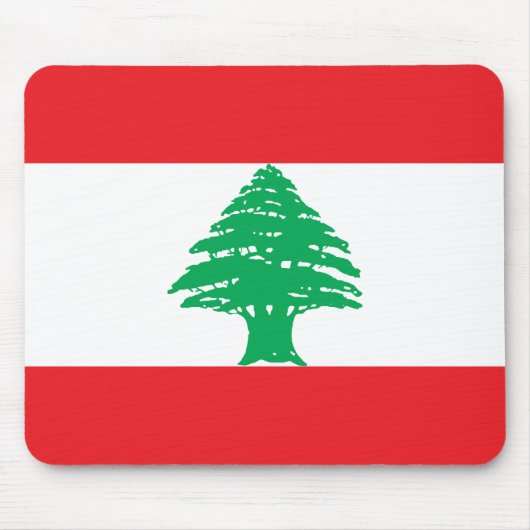 Tapis De Souris Drapeau du Liban (Devant)