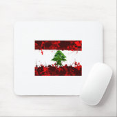 Tapis De Souris Drapeau du Liban (Avec souris)