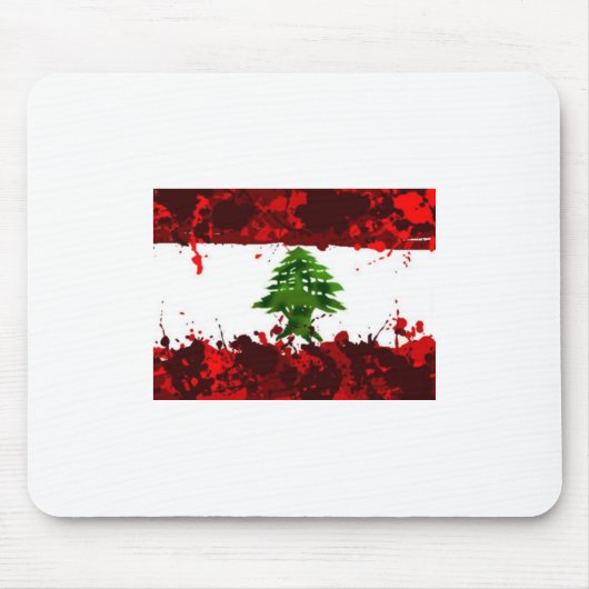 Tapis De Souris Drapeau du Liban (Devant)