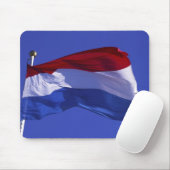 Tapis De Souris Drapeau du Luxembourg RF) (Avec souris)