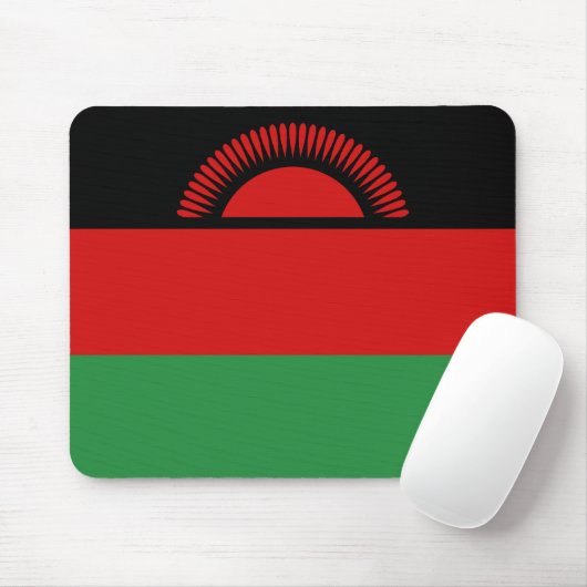 Tapis De Souris Drapeau du Malawi Mousepad (Avec souris)